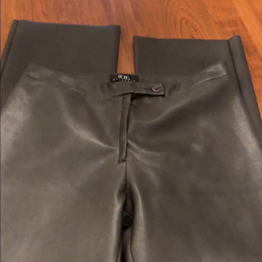 BCBG max Azria faux leather pants